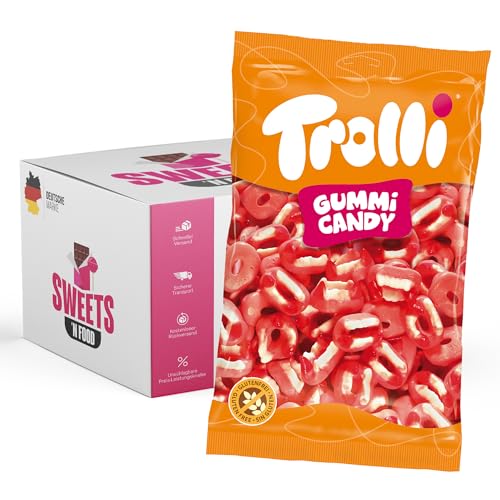 Trolli Süßigkeiten- 1 kg Beutel | Verschiedene Sorten zur Auswahl | Mit stylishem SWEETS´N FOOD Packband verpackt (Vampire Dracula) von SWEETS´N FOOD