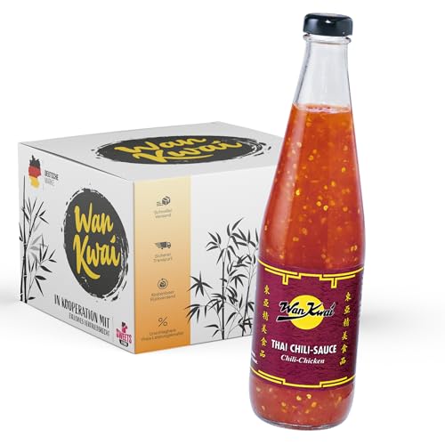 Wan Kwai Thai Chilli Sauce 700ml | Authentisch würzig und vielseitig | Perfekt für asiatische Gerichte und mehr von SWEETS´N FOOD