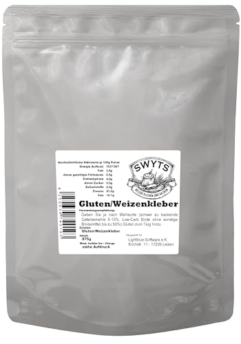 875g Gluten/Weizenklebereiweiß - Zutaten und Zusatzstoffe von SWYTS - für einen besseren Erfolg in der Küche von SWYTS