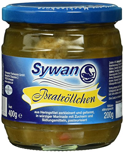 Sywan Bratröll Heringsfilet in würz., 6er Pack (6 x 400 g) von SYWAN