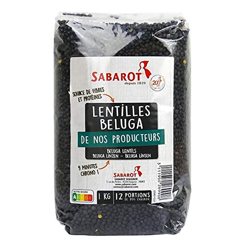 Sabarot Beluga Linsen Beutel 1 Kilo von Sabarot