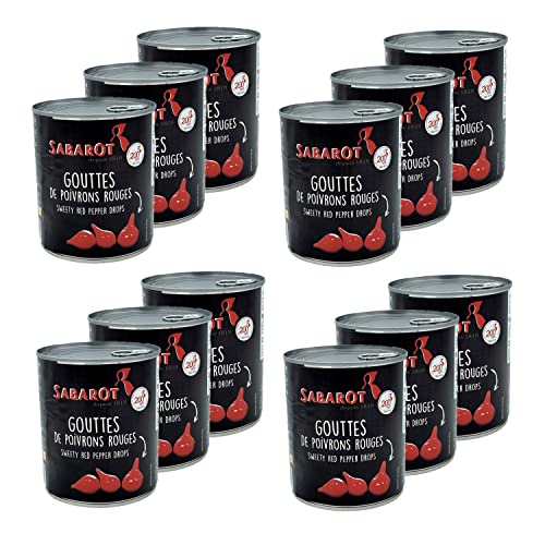 Set mit 12 Tropfen roter Pfeffer – Dose 850 ml von Sabarot