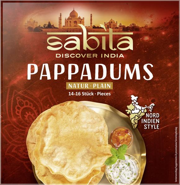 Sabita Pappadums von Sabita