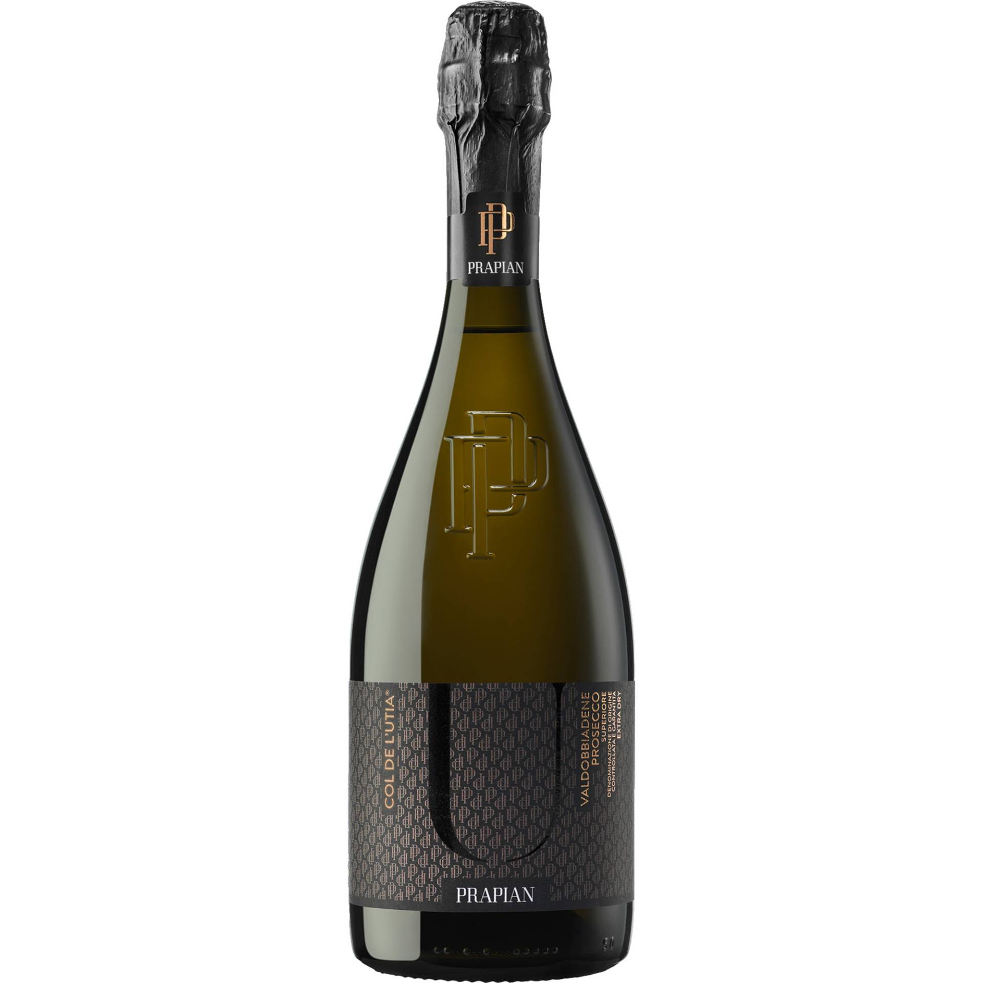 Col De L'Utia Prosecco Extra Dry Valdobbiaden, Prosecco DOC, Venetien, Schaumwein von Sacchetto S.r.l., Cantine, IT-35010 Trebaseleghe (Padova)