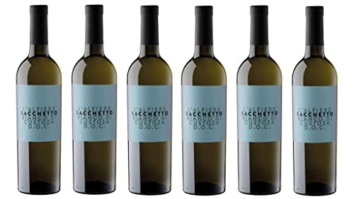 6x 0,75l - 2023er - Sacchetto - L'Alfiere - Bianco di Custoza D.O.P. - Veneto - Italien - Weißwein trocken von Sacchetto