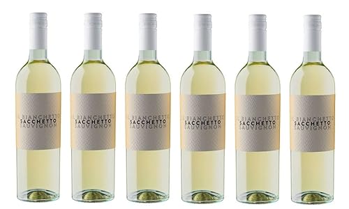 6x 0,75l - 2024er - Sacchetto - Il Bianchetto - Sauvignon - Trevenezie I.G.P. - Italien - Weißwein trocken von Sacchetto