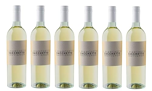 6x 0,75l - Sacchetto - Bianchetto - Sauvignon Blanc - Trevenezie I.G.P. - Italien - Weißwein trocken von Sacchetto