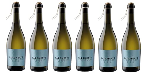 6x 0,75l - Sacchetto - "Spago" - Prosecco Frizzante D.O.P. - Italien - Perlwein von Sacchetto