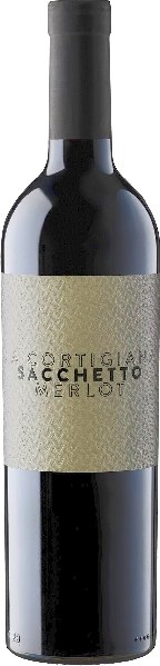 Sacchetto La Cortigiana Merlot Veneto IGT Jg. 2023 Cuvee aus 85 Proz. Merlot, 15 Proz. Cabernet Sauvignon, im Holzfass ausgebaut