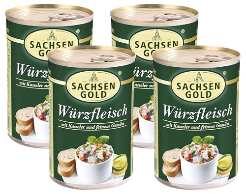 Sachsengold Würzfleisch 400g (Packung mit 4) von Sachsengold