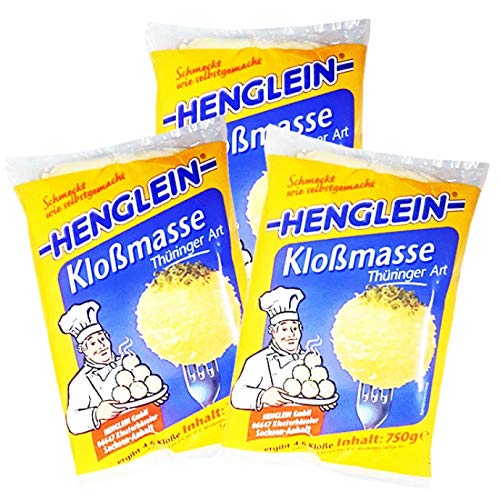 3 x 750g Henglein Kloßmasse ( gekühlter Versand ) von Sachsenking