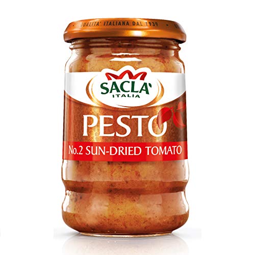 Sacla -Sun-Dried Tomato Pesto - 190g von Sacla