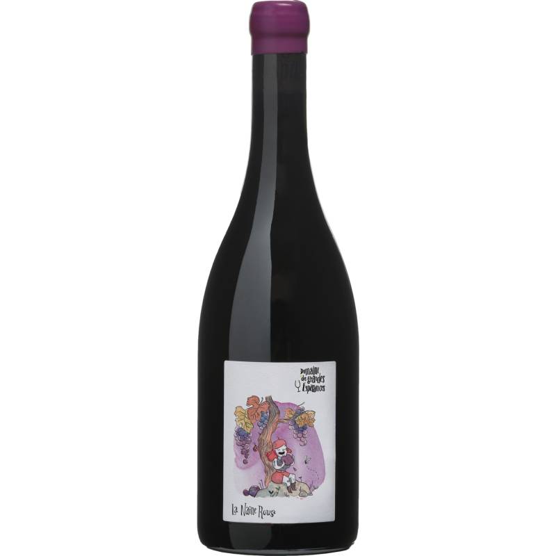 Domaine des Grandes Esperances La Naine Rouge, Touraine AOP, Loire, 2018, Rotwein von Saget la Perrière, La Castille, 58150 Pouilly-sur-