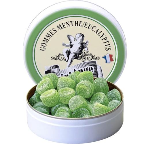 Saint-Ange Pastilles Menthe/Eucalyptus - Minze/Eukalyptus Pastillen aus Frankreich 50g von Saint-Ange