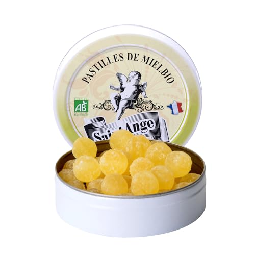 Saint-Ange Pastilles Miel Bio - Bio Honig Pastillen aus Frankreich 50g von Saint-Ange