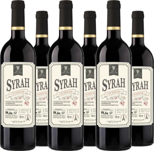 Saint Auriol 6er Vorteilspaket Maison Vialade Vintage Syrah Pays d'Oc IGP 2021 (6 x 0.75 l) von Saint Auriol