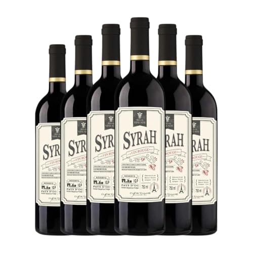 Saint Auriol Maison Vialade Vintage Syrah Vin de Pays d'Oc 75 cl Rotwein (Karton mit 6 Flaschen von 75 cl) von Saint Auriol