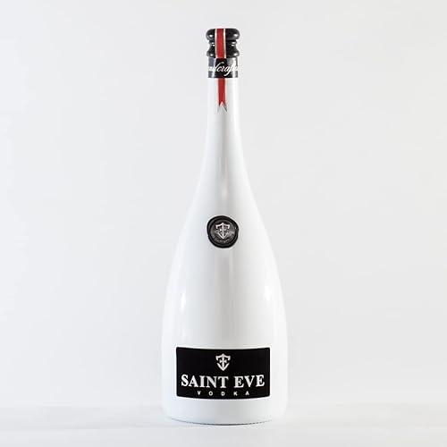 Saint Eve Premium Vodka 3,0 Liter, kristallklarer Wodka sechsmal destilliert mit 40% Vol. aus Deutschland, unvergessliche Milde, handgefertigt aus erlesenen Zutaten, edler Vodka mit höchster Qualität von Saint Eve