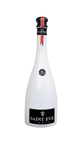 Saint Eve Premium Vodka 700 ml, kristallklarer Wodka sechsmal destilliert mit 40% Vol. aus Deutschland, unvergessliche Milde, handgefertigt aus erlesenen Zutaten, edler Vodka mit höchster Qualität von Saint Eve