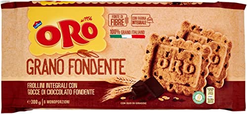 3x Oro Saiwa Grano Fondente Vollkornbrot mit Schokoladentropfen 300 g von ORO SAIWA