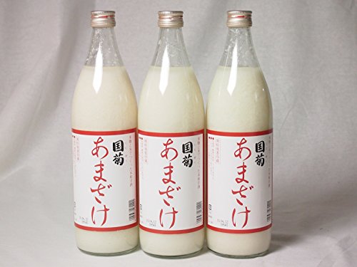 Monde Selection Gold Award Shinozaki Kunikiku Amazake Amazake alkoholfreien 900mlX3 diese (Fukuoka) von 国菊