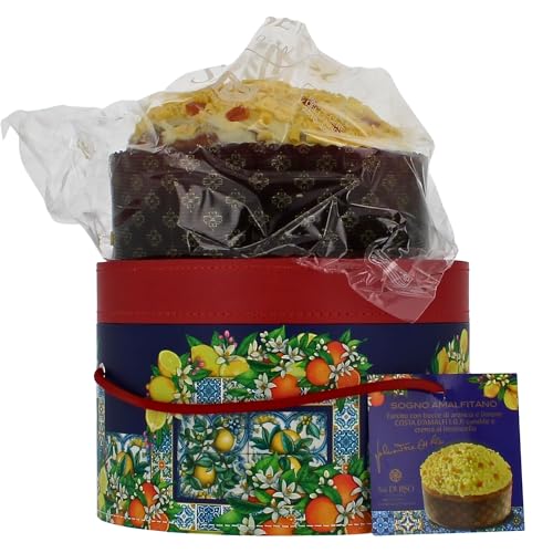 Sal De Riso Italienischer Artisan Panettone Sogno Amalfitano mit Limoncello-Creme, Limited Edition mit Hutschachtel 1 kg von Sal De Riso