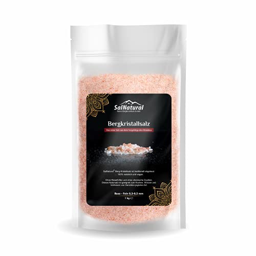 SalNatural© Rosa Fein Bergkristallsalz, Natur-Steinsalz Streusalz (bekannt als Himalaya Salz) aus Salt Range-Pakistan .100% Naturbelassene & Ohne Konservierungsstoffe. (2er Pack 910 gr) von SalNatural Reines Bergkristallsalz & mehr