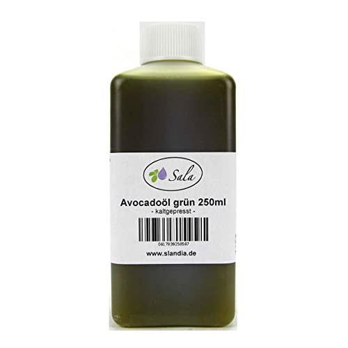 Sala Avocadoöl roh grün kaltgepresst (250 ml HDPE-Flasche) von Sala