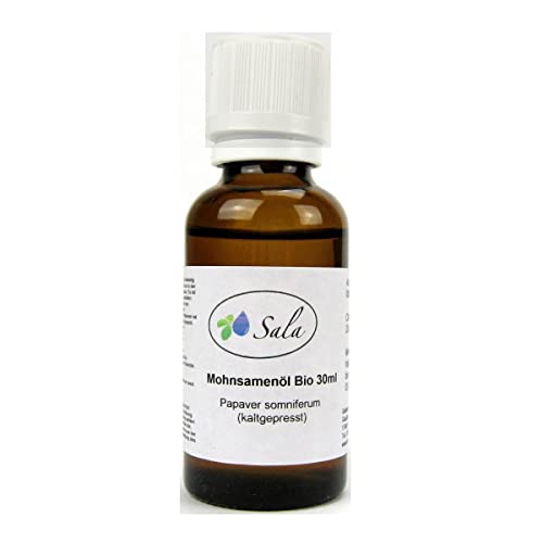 Sala Mohnsamenöl Mohnöl kaltgepresst BIO (30 ml) von Sala