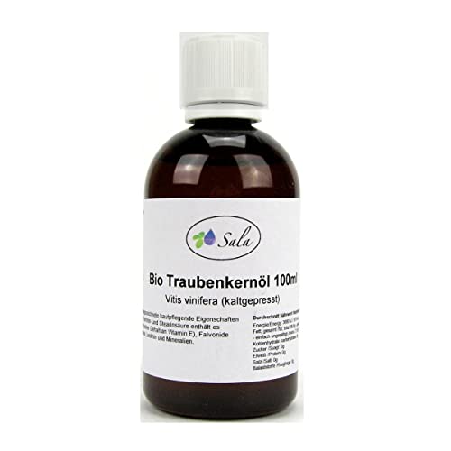 Sala Traubenkernöl kaltgepresst bio 100 ml PET Flasche von Sala