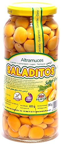 Saladitos - Weisse Lupinen eingelegt in Salzlake - Saladitos - Altramuces (600g netto) von Salatidos