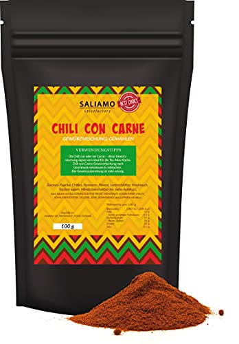 100g Chili con Carne Gewürzmischung - Tex-Mex-Küche von Saliamo