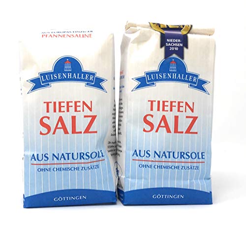 Luisenhaller Tiefensalz, aus Natursole 2x500g von Saline Luisenhaller