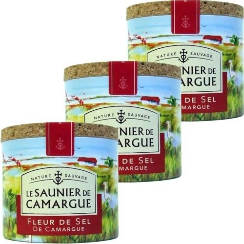 Fleur de Sel Nature Sauvage Le Saunier de Camargue 3 x 125g (Meersalz) von LNEE