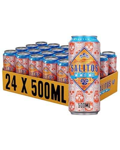 SALITOS ICE (24 x 0,5l) Dose - Mit dem Geschmack südamerikanischer Limonen - 5,2% Vol. - Perfekt fürs Wochenende oder an einem Abend mit seinen Freunden von Salitos