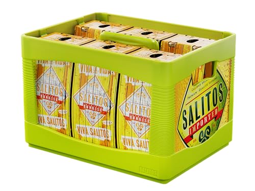 SALITOS SUNRISE Flavoured Beer (24 x 0,33l) - 5% Vol. Mehrweg im Kasten – Blutorange, Passionsfrucht & Mango - 6 x 4er Pack von Salitos