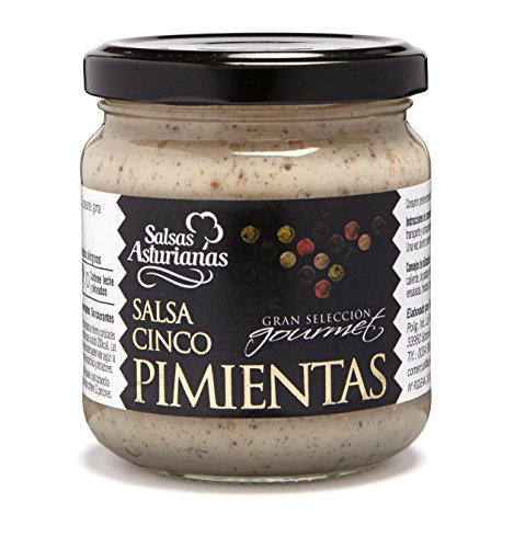 Salsa Asturianas, 5 Pfeffer Soße, 190 g von Salsas Asturianas