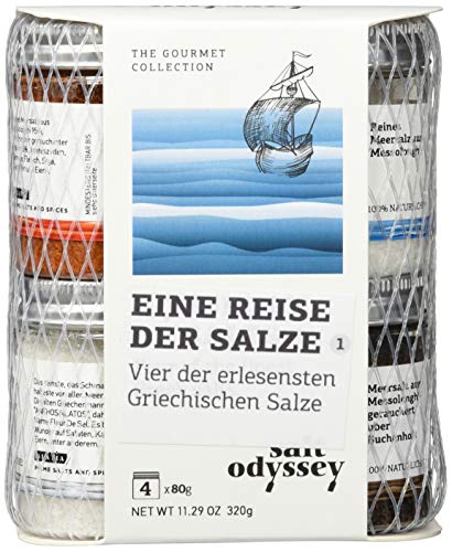 Salt Odyssey Combo Griechische Salze 4 X 80gr, 320 g von Salt Odyssey