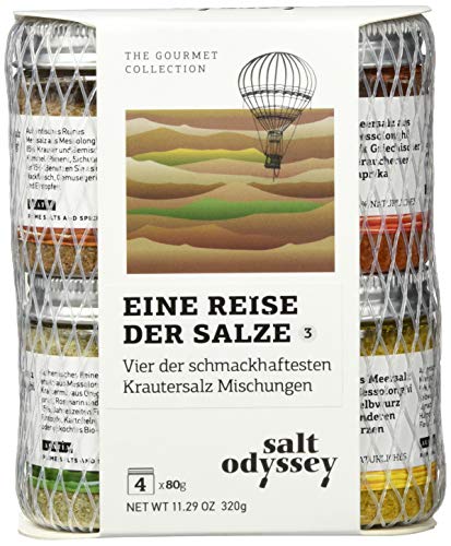 Salt Odyssey Combo mit Kräutern und Gewürzen 4 X 80gr, 320 g von Salt Odyssey