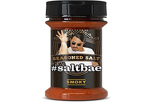 SaltBae Gewürzsalz - Smokey - hochwertiges Gewürz für jeden Hobbykoch oder Grillmeister - ideal für eine Grillparty - bringen Sie Salt Bae in Ihre Küche - 1 Stück von SaltBae