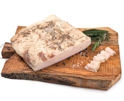 Lardo da Cinta Senese DOP Rückenspeck vom Cinta Senese Schwein aus der Toskana (250gr) von Salumeria di Monte San Savino