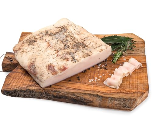 Lardo da Cinta Senese DOP Rückenspeck vom Cinta Senese Schwein aus der Toskana (300gr) von Salumeria di Monte San Savino