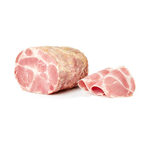 Coppa Cotta Salumi Pasini® | Dampfgegarter Schweinenacken | Ganzes Stück | 1,5 kg | Typisch italienisches Produkt | Feiner Geschmack von Salumi Pasini