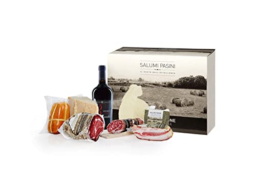 Geschenkbox „Käse und Wurstwaren“ Salumi Pasini® | Gourmet-Paket für Gastronomie-Kenner | Traditionelle italienische Produkte von Salumi Pasini