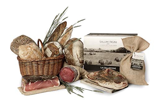 „Gran Selezione“ Salumi Pasini® Geschenkbox | Gourmet-Korb mit gemischten, handwerklich hergestellten Wurstwaren | Perfekt für ein Geschenk oder jeden anderen Anlass von Salumi Pasini