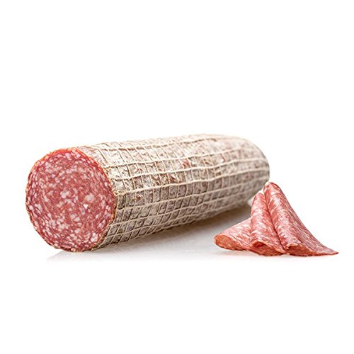 Salame Milano Italienische Salami am Stück 1kg Salumi Pasini® | Luftgetrocknete Salami in Handarbeit hergestellt | Italienische Salami original von Salumi Pasini