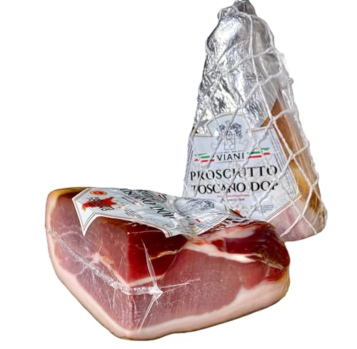 Salumificio Viani Prosciutto Crudo Toscano DOP luftgetrocknet am Stück mind. 16 Monate gereift (1,8Kg) von Salumificio Viani