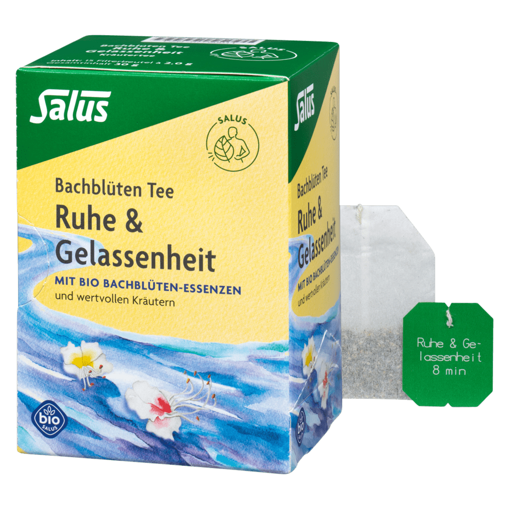 Bio Bachblüten Tee "Ruhe & Gelassenheit" von Salus