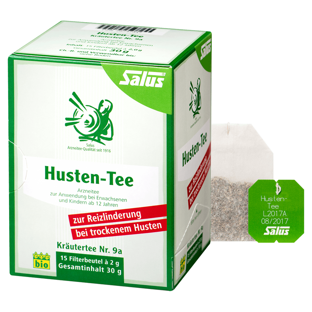 Bio Husten Tee, 15 Teebeutel von Salus