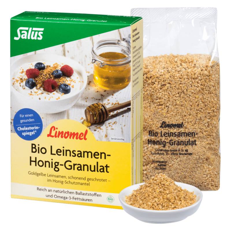 Bio Leinsamen-Honig-Granulat Linomel von Salus